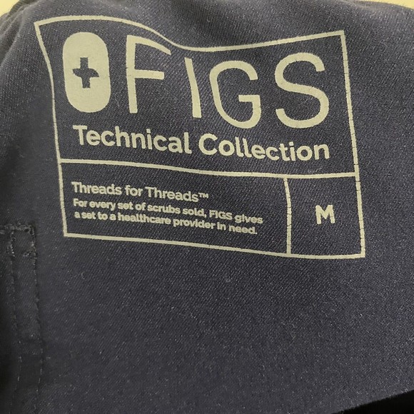 Figs Pisco Basic Scrub Pants Men's Blue Medium FM4500 - Picture 9 of 11